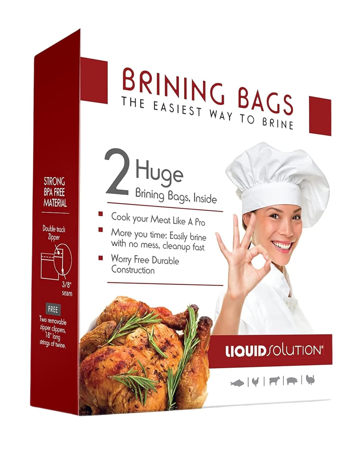 Turkey Brining Bags Set of Extra Large Holds