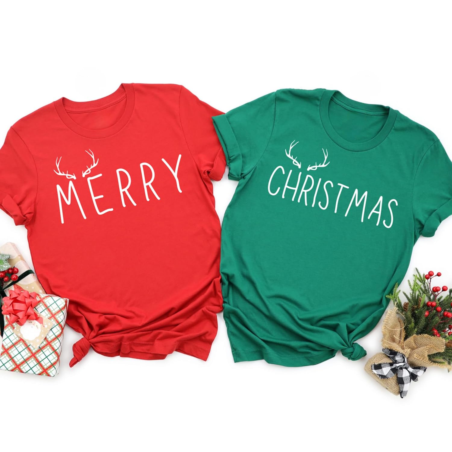 Merry Christmas Couple Shirt, Family Christmas Pajamas, Chri