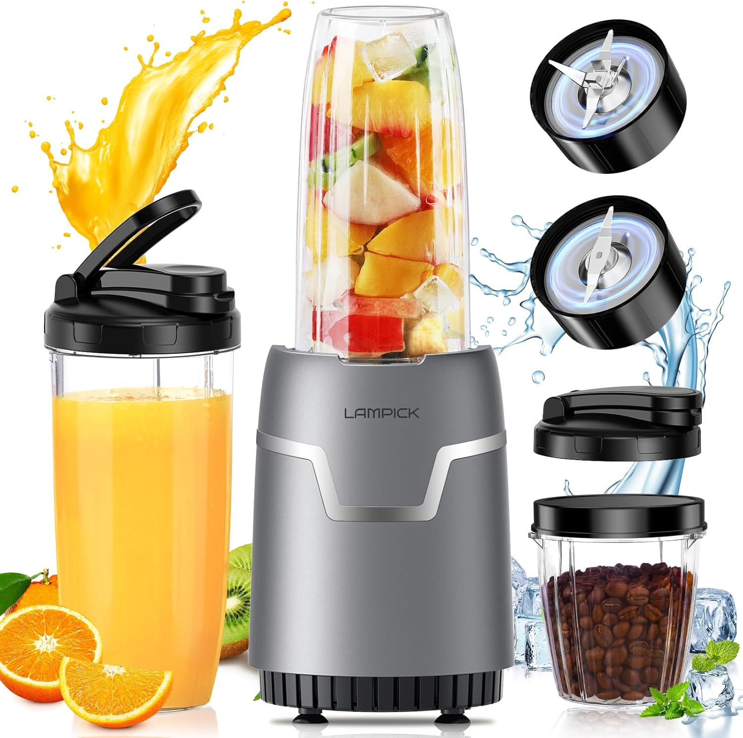 Smoothie Blender, W Personal Blender for Shakes and Smoo