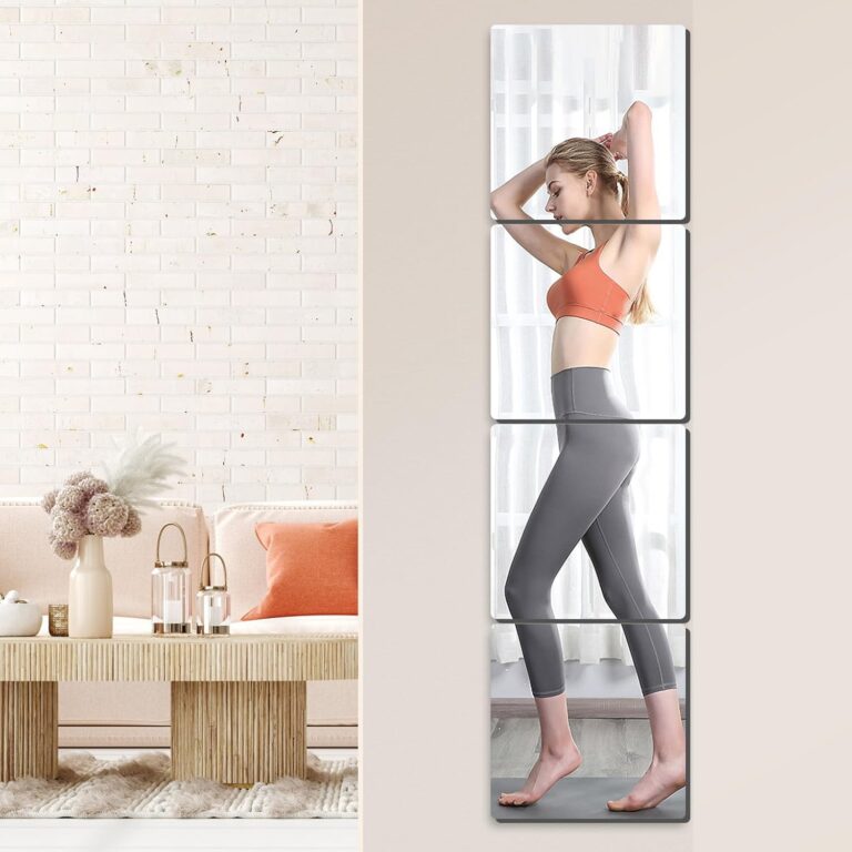 Pcs Full Length Wall Mirror Tiles, x