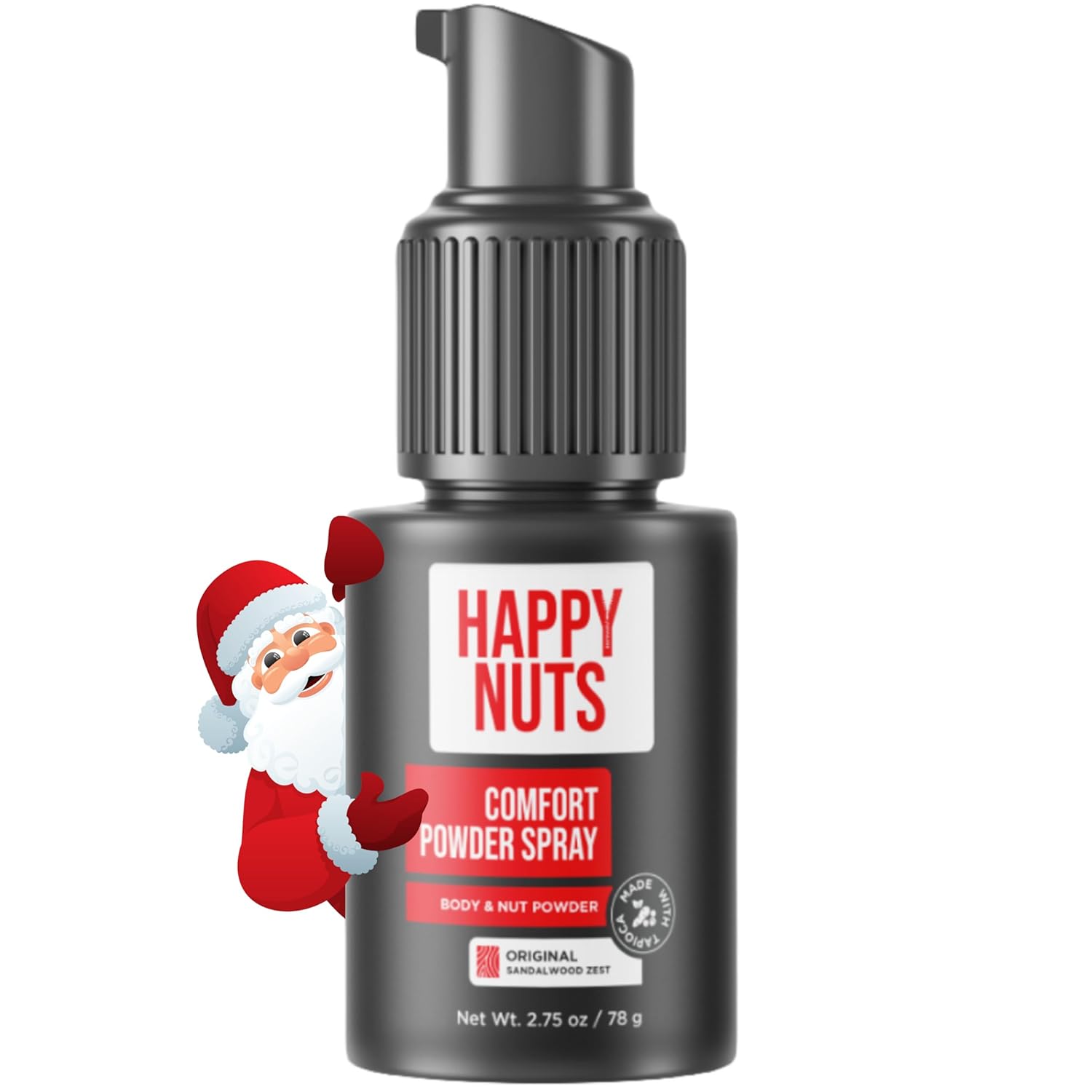 Happy Nuts Comfort Powder Spray: Anti Chafing & Mens Deodora