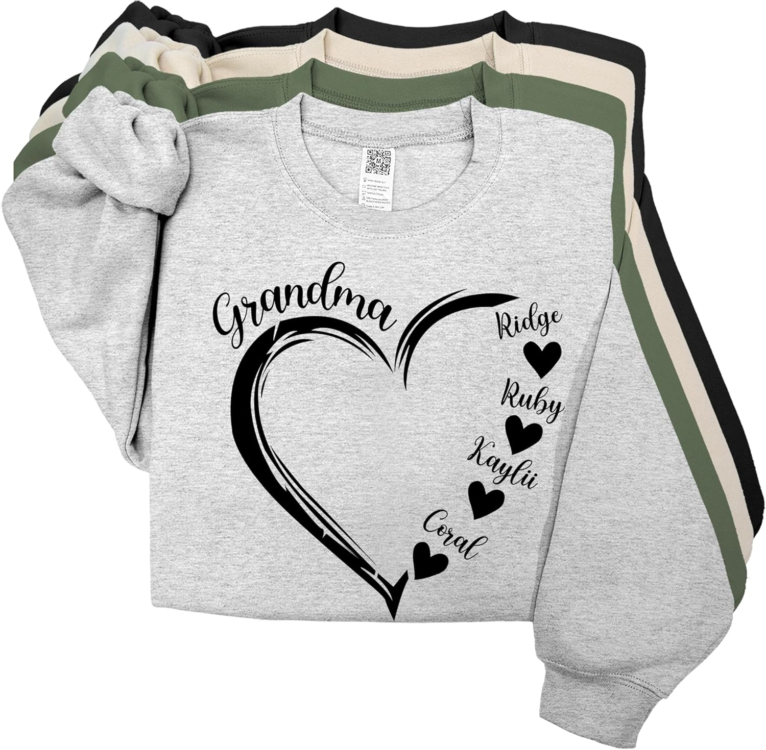 GODMERCH Custom Nickname Hearts Shirt, Personalized Nickname