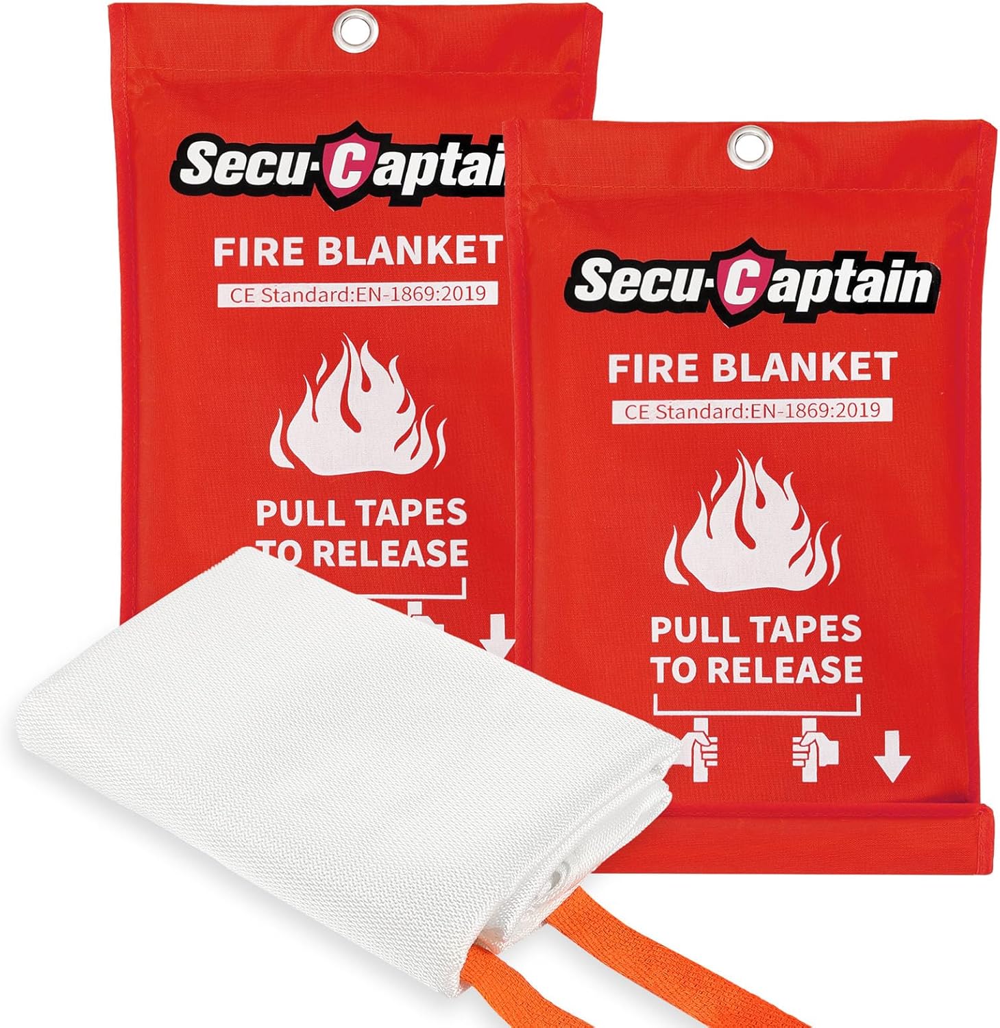 SecuCaptain Emergency Fire Blanket for Home and Kitchen