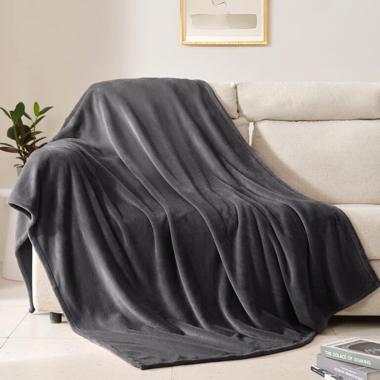 BEAUTEX Fleece Throw Blanket for Couch Sofa or Bed Throw