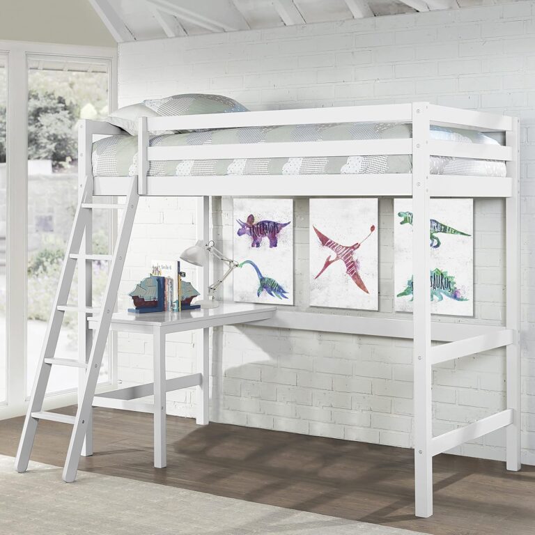 Hillsdale Caspian Youth Solid Wood Twin Loft Bed for Kids