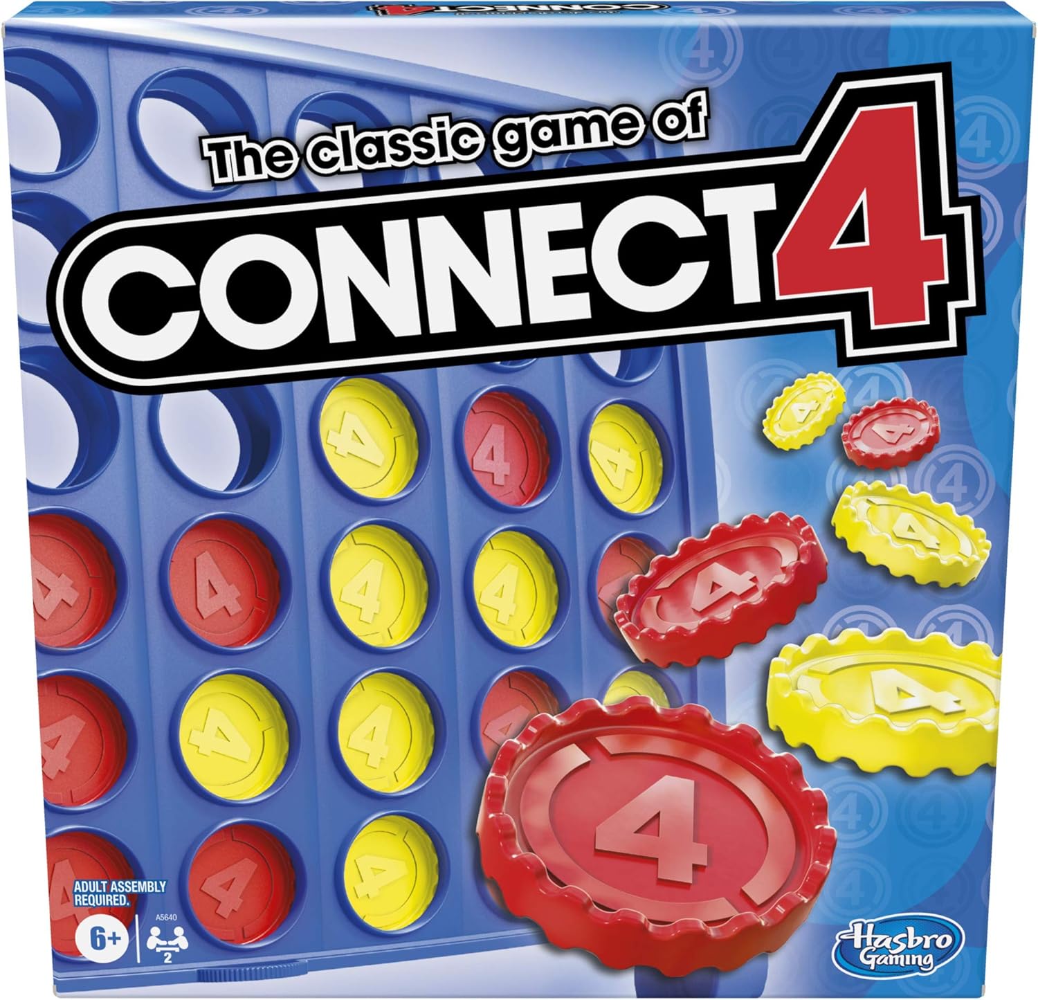 Hasbro Gaming Connect Classic Grid, in a Row Game,Strateg