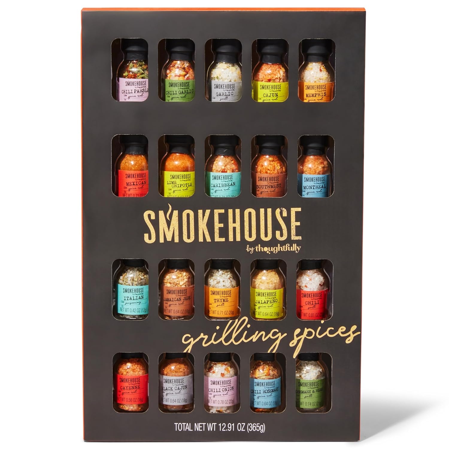 Smokehouse by Thoughtfully Ultimate Grilling Spice Set, Gril