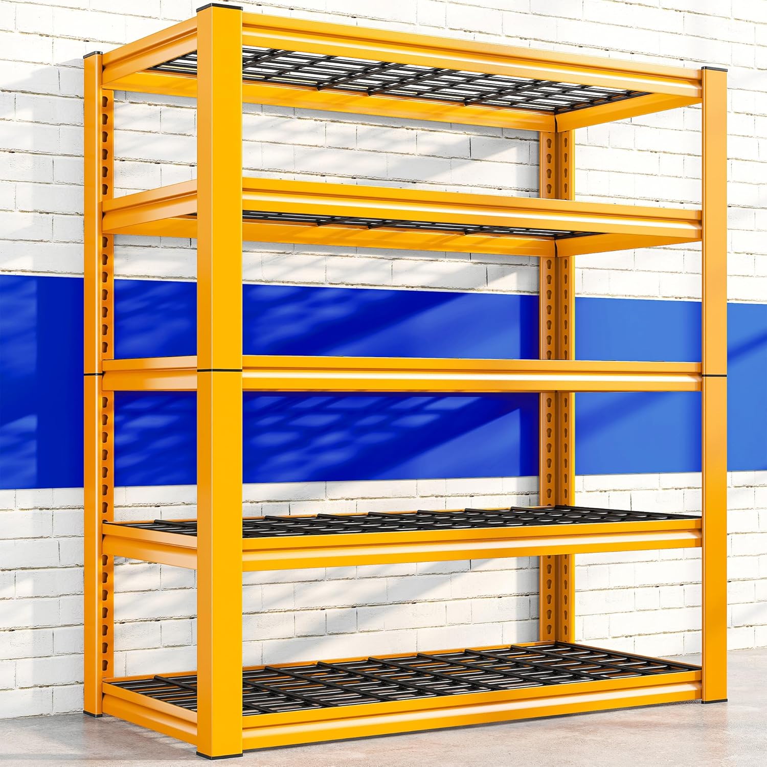 REIBII Garage Shelving LBS, Adjustable Tier Heavy Duty