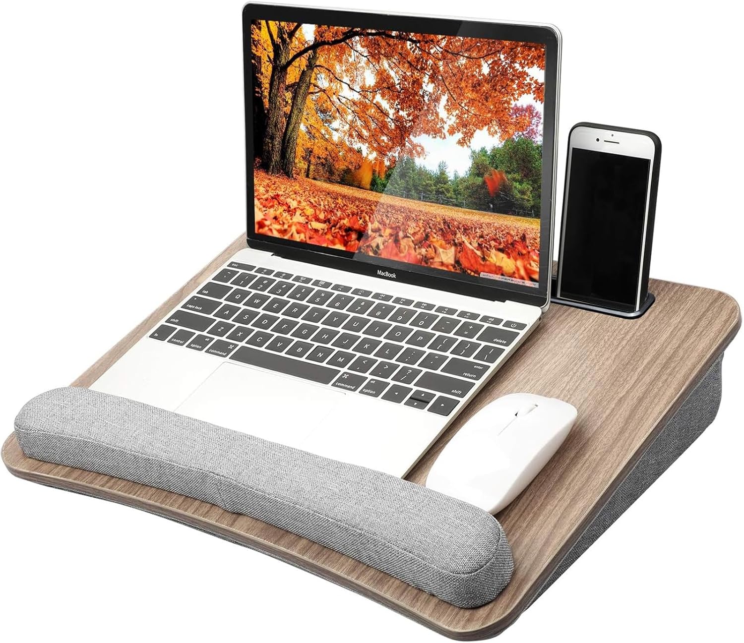 HUANUO Portable Lap Laptop Desk with Pillow Cushion, Fits up