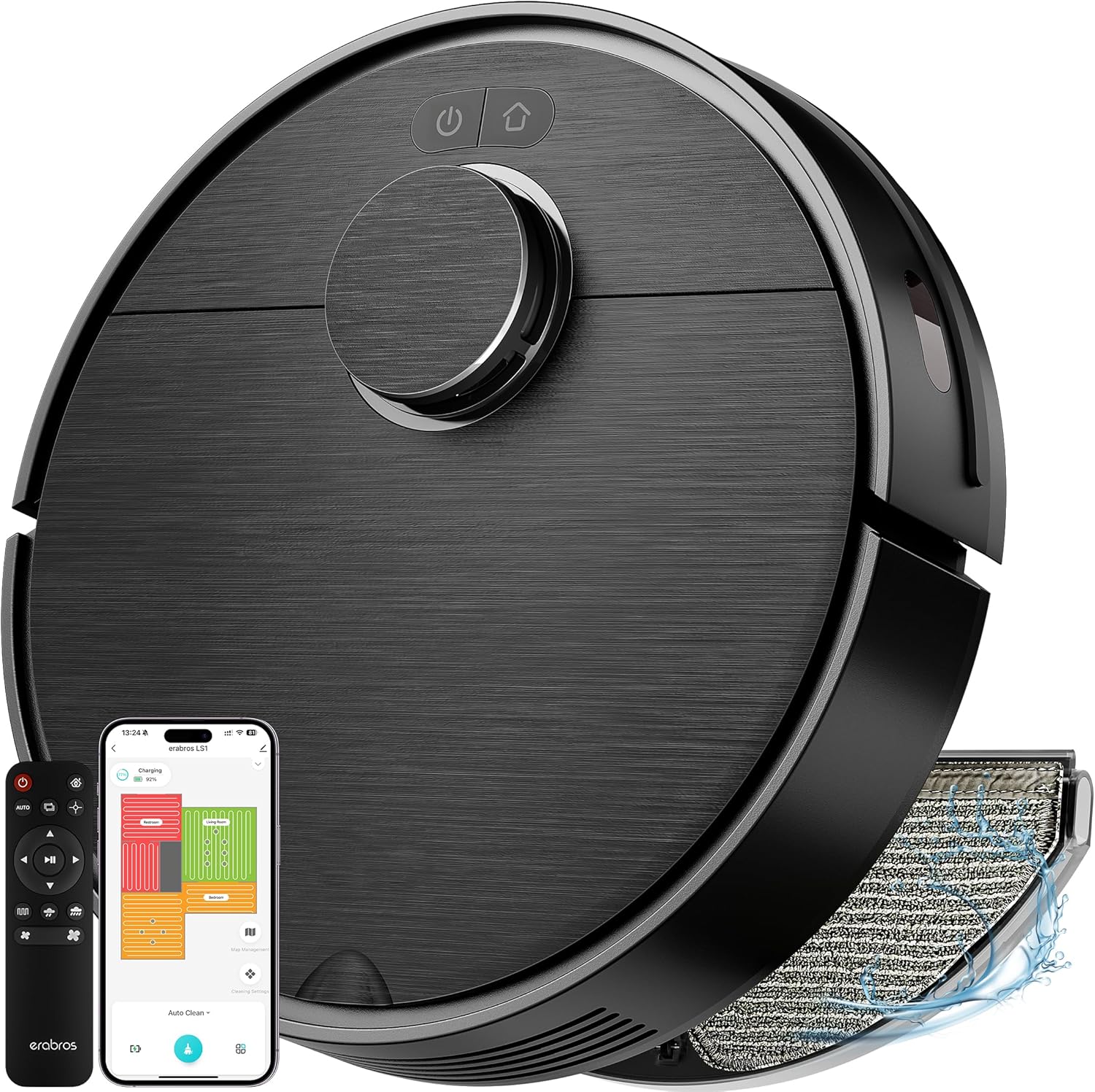 Robot Vacuum and Mop, ° LiDAR Navigation Robotic Vacuum,