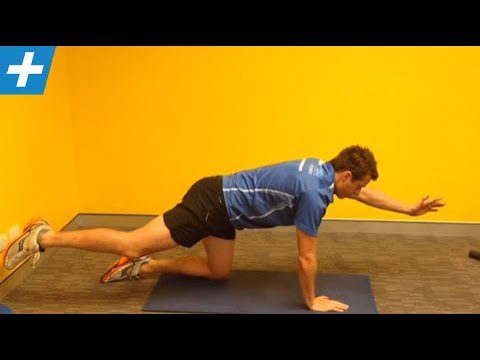 Arm and Leg Raise in point for Shoulder Rehab |