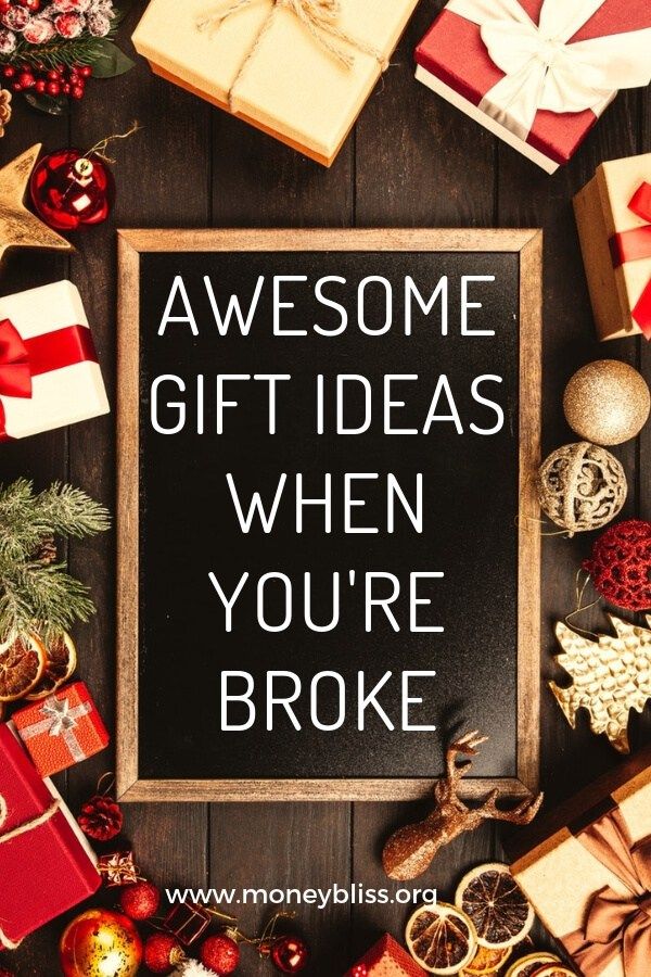 Awesome Gift Ideas When you’re Broke - Money Bliss