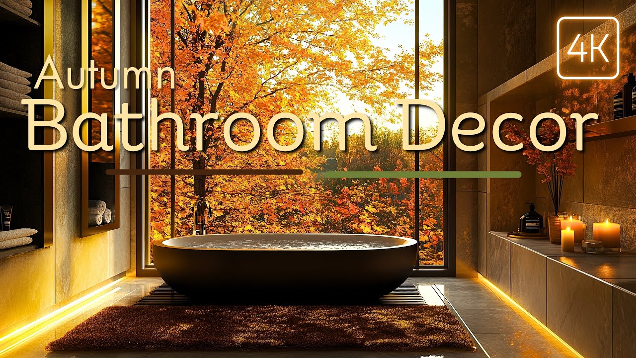 Bathroom in Fall: Fall Decor Ideas for a Warm Retreat,