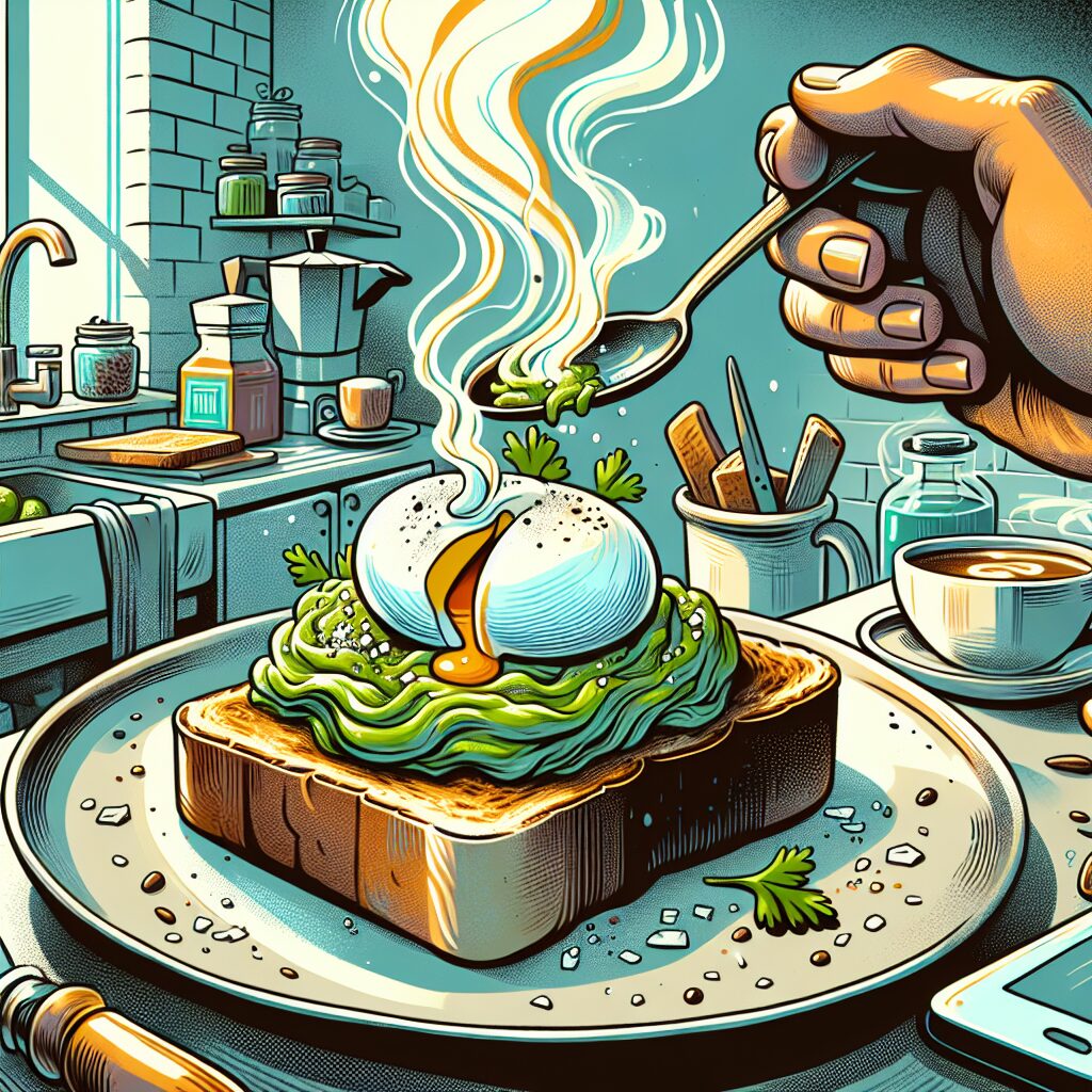 Busy Singles’ Healthy Breakfast: Avocado Toast with Poached Egg