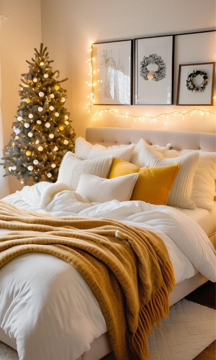 Cozy Christmas Bedroom Decor Ideas | Winter Wonderland 🌲