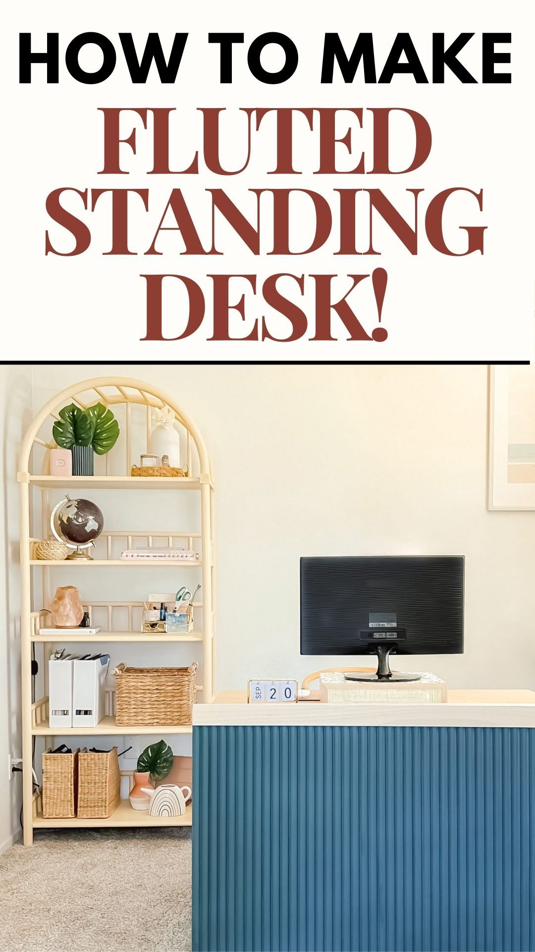 DIY PVC Piping Desk Makeover