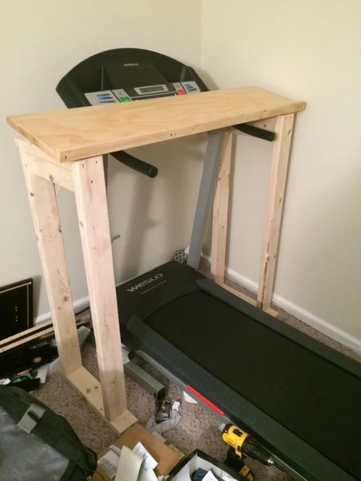 DIY Treadmill Desk