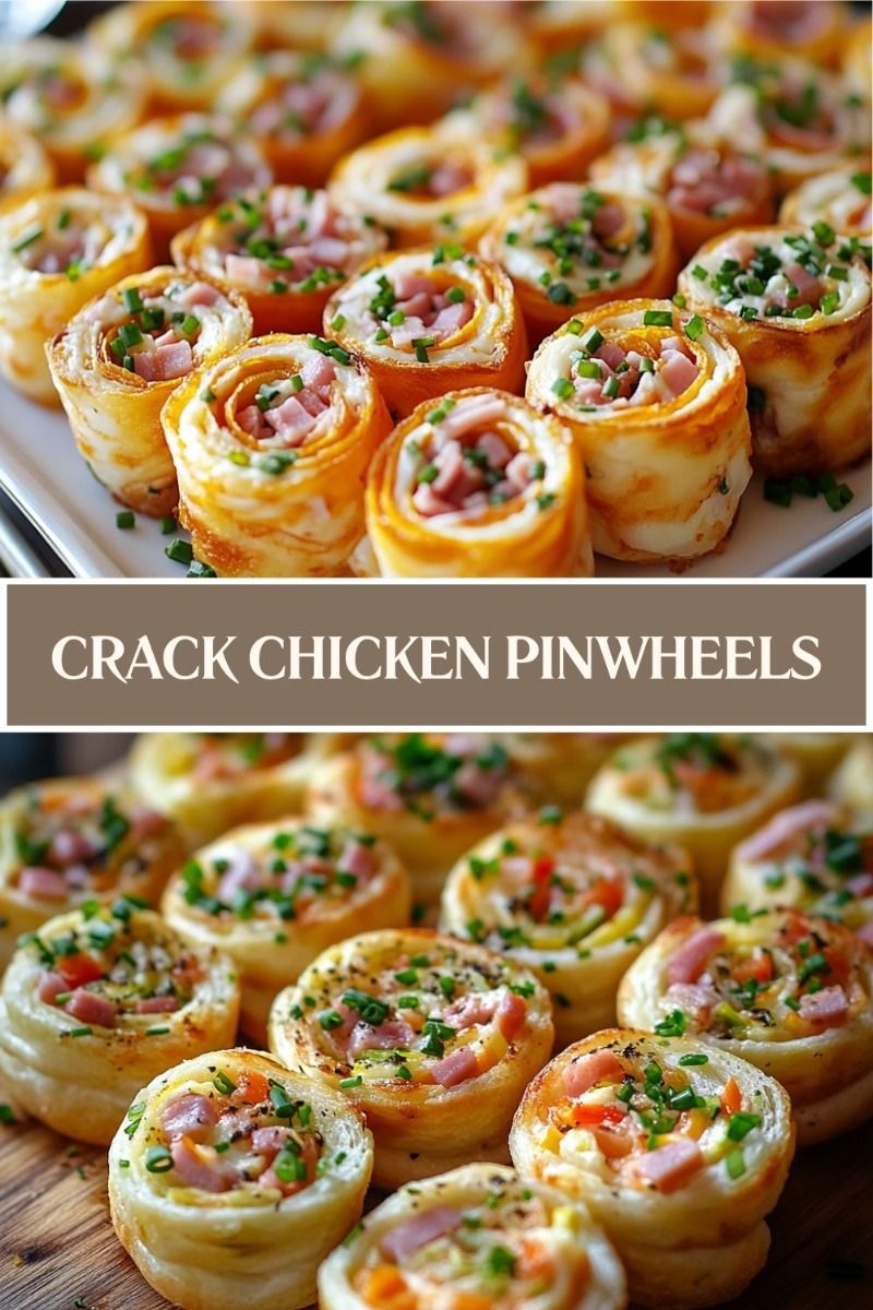 Easy Crack Chicken Pinwheels – Perfect Party Appetizer