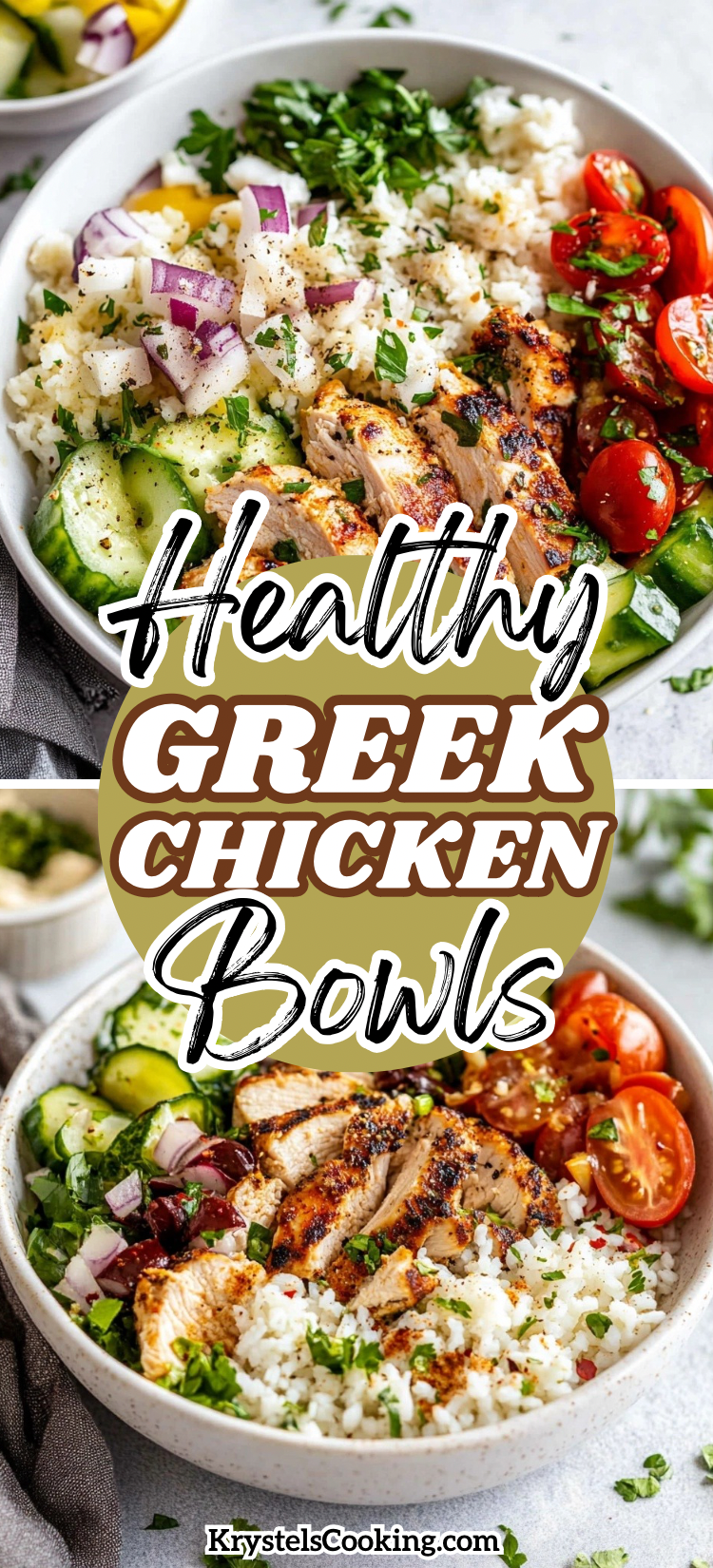 Easy Healthy Greek Chicken Bowls