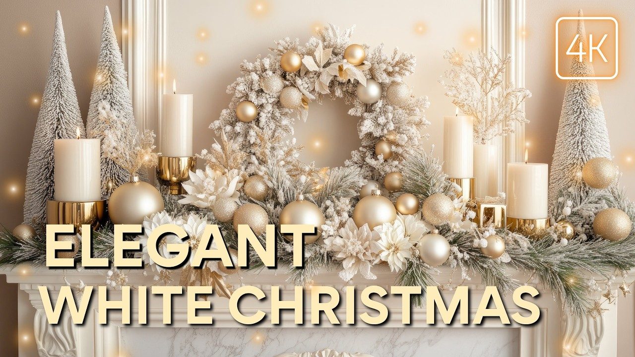 Elegant White Christmas : Bold Elegance Decor Ideas to Elevate