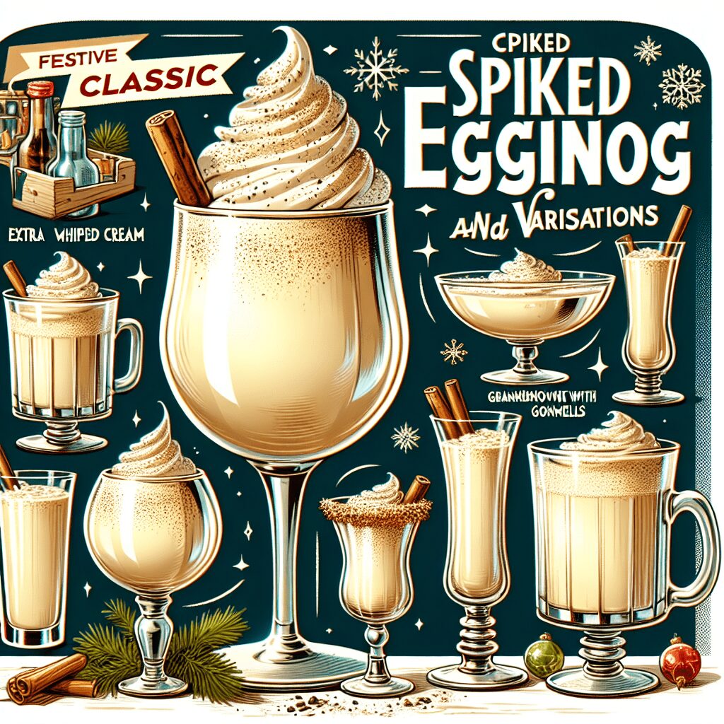 Festive Classic Spiked Eggnog and Variations: A Holiday Tradition