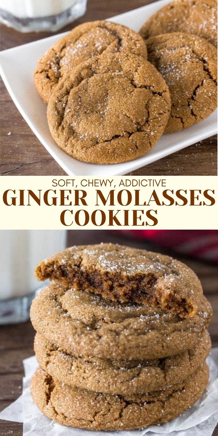 Ginger Molasses Cookies