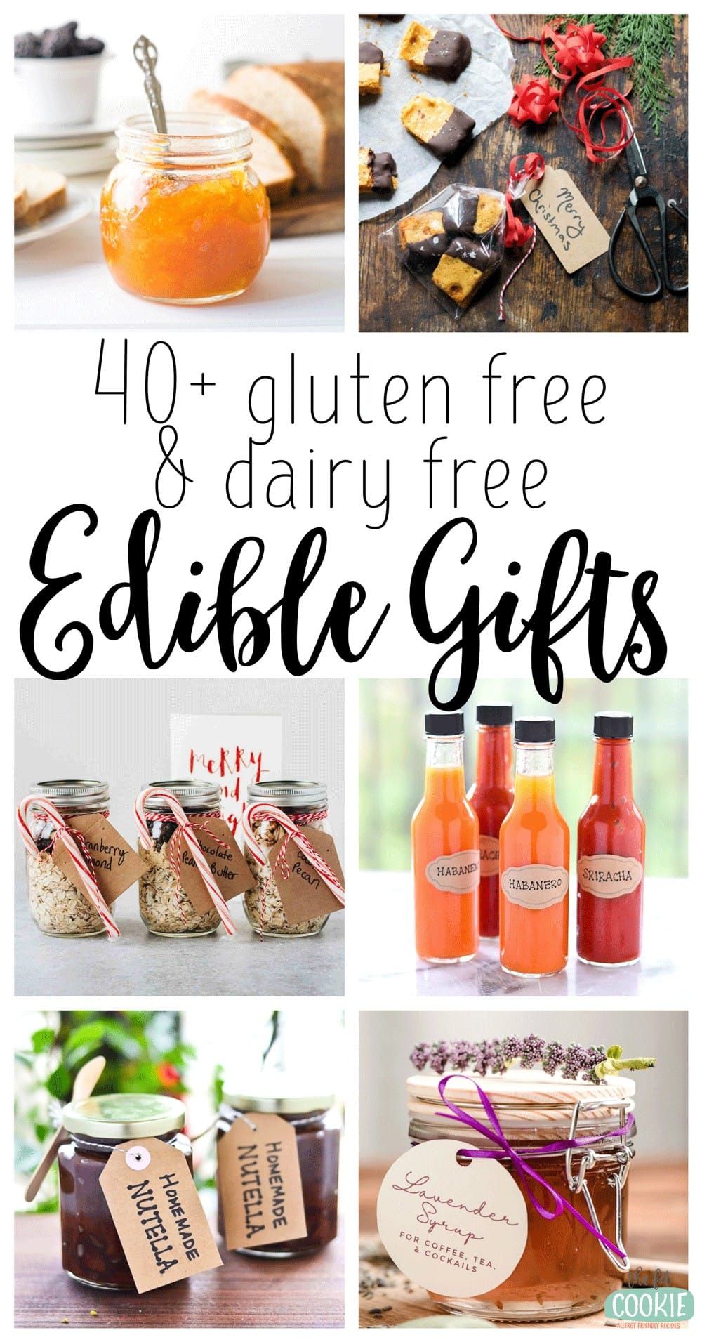 Gluten Free and Dairy Free Homemade Food Gifts