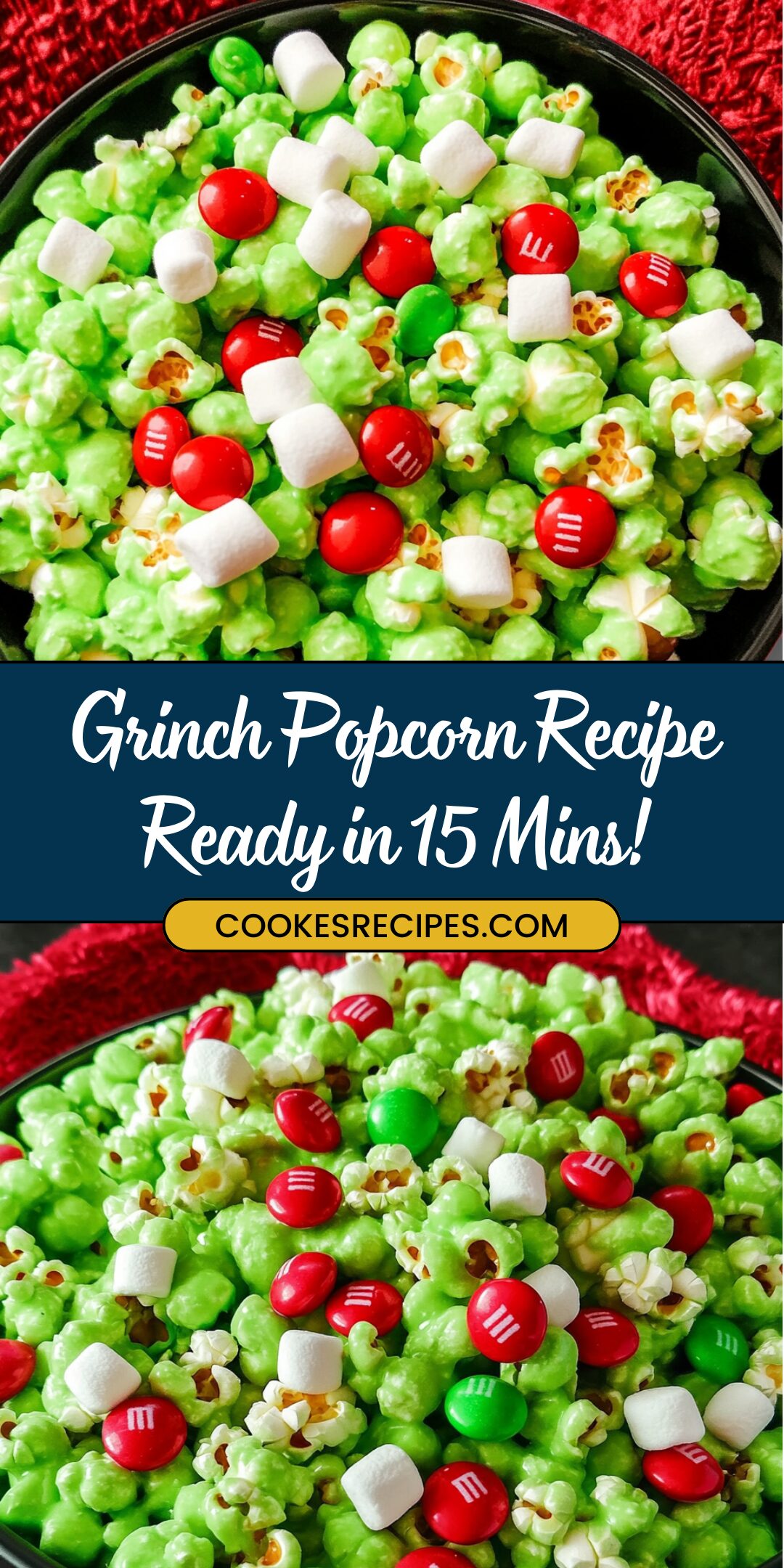 Grinch Popcorn – Festive Green & Marshmallowy Holiday Treat