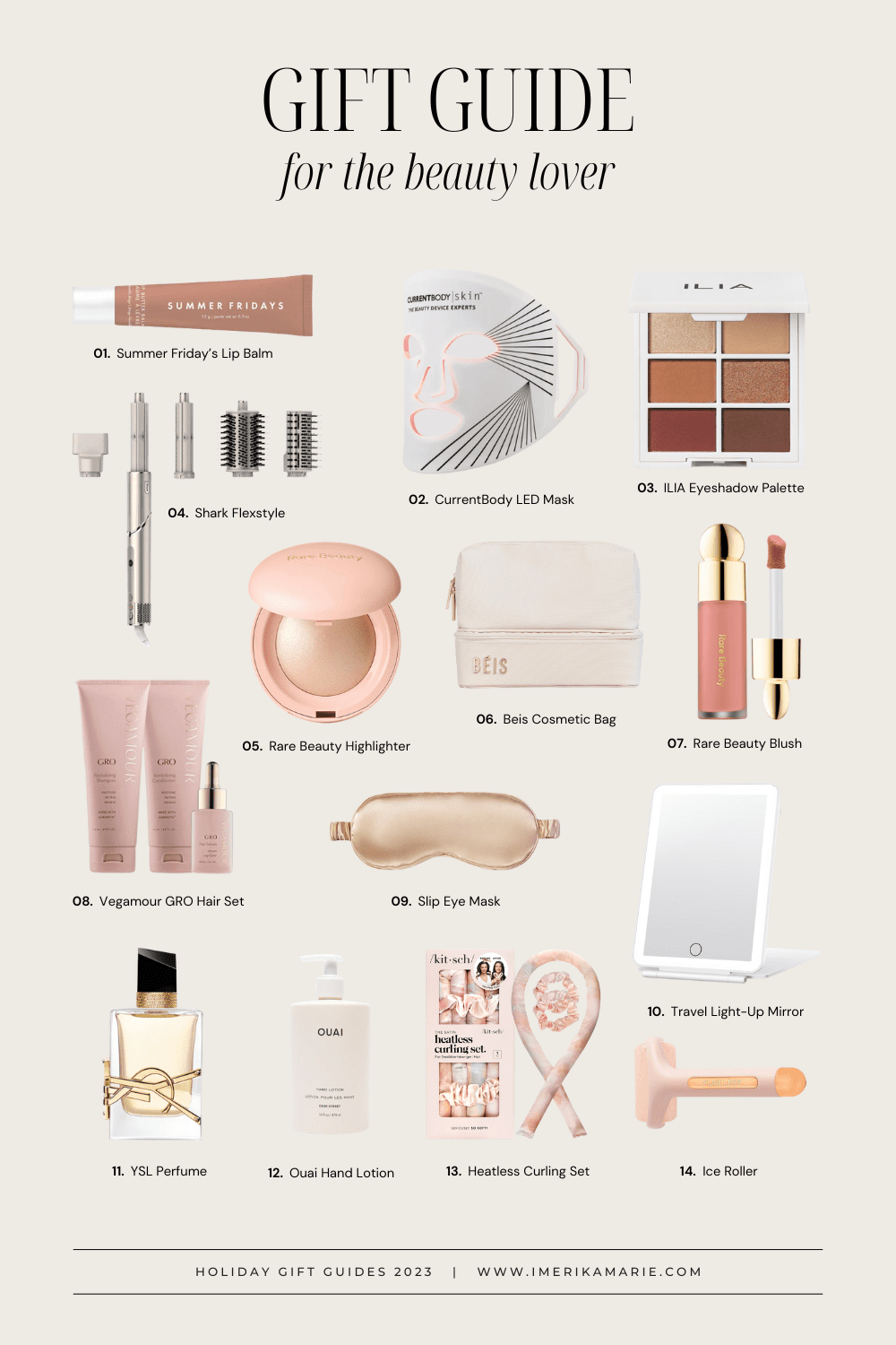 Holiday Gift Guide for The Beauty Lover | Erika Marie