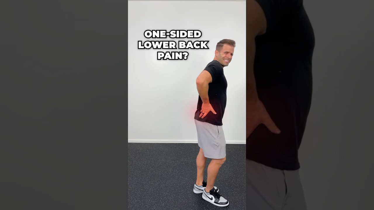 How To Fix One Sided Lower Back Pain (Stretches and Exercises)