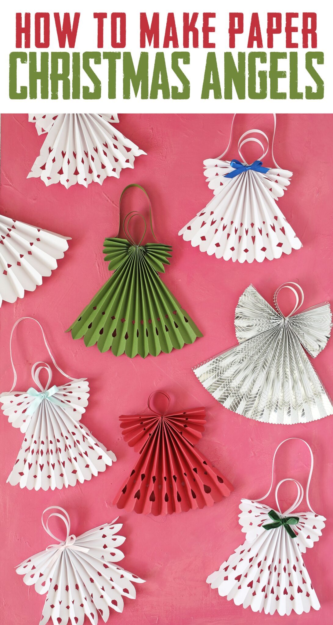 How To Make Paper Christmas Angels