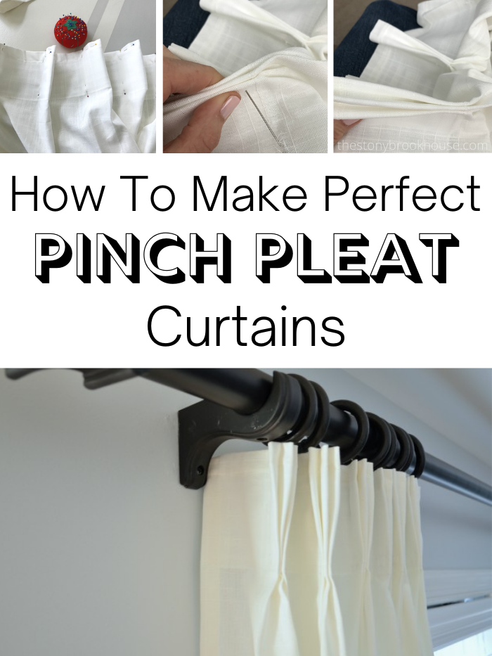 How to Make Perfect Pinch Pleat Curtains With A Return