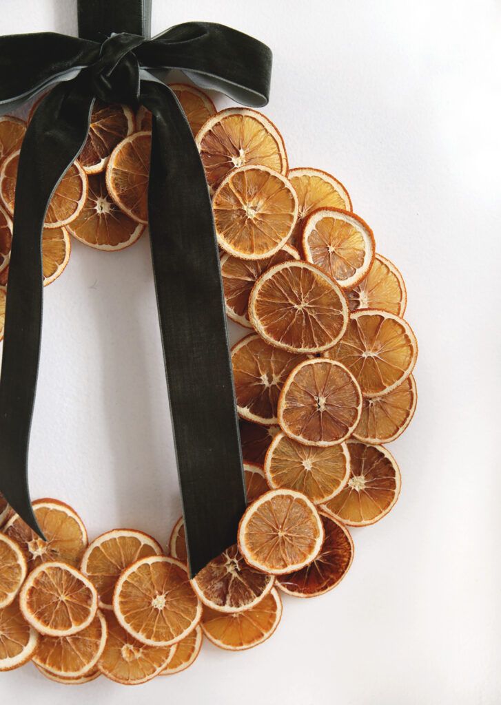 How to Make a DIY Dried Orange Wreath