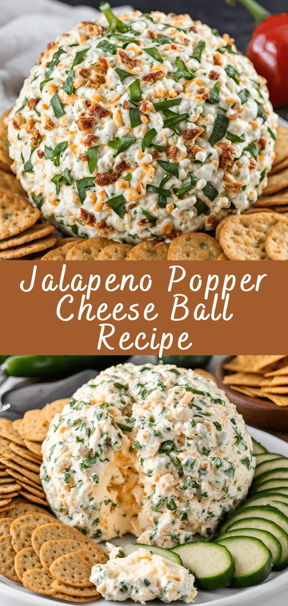 Jalapeno Popper Cheese Ball Recipe