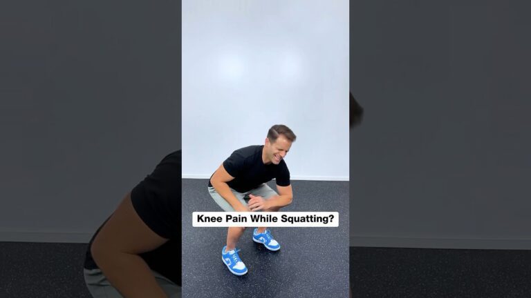 Knee Pain When Squatting? Try These Exercises! #shorts