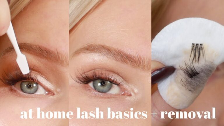 LASH TUTORIAL application + removal ft DARK SWAN of