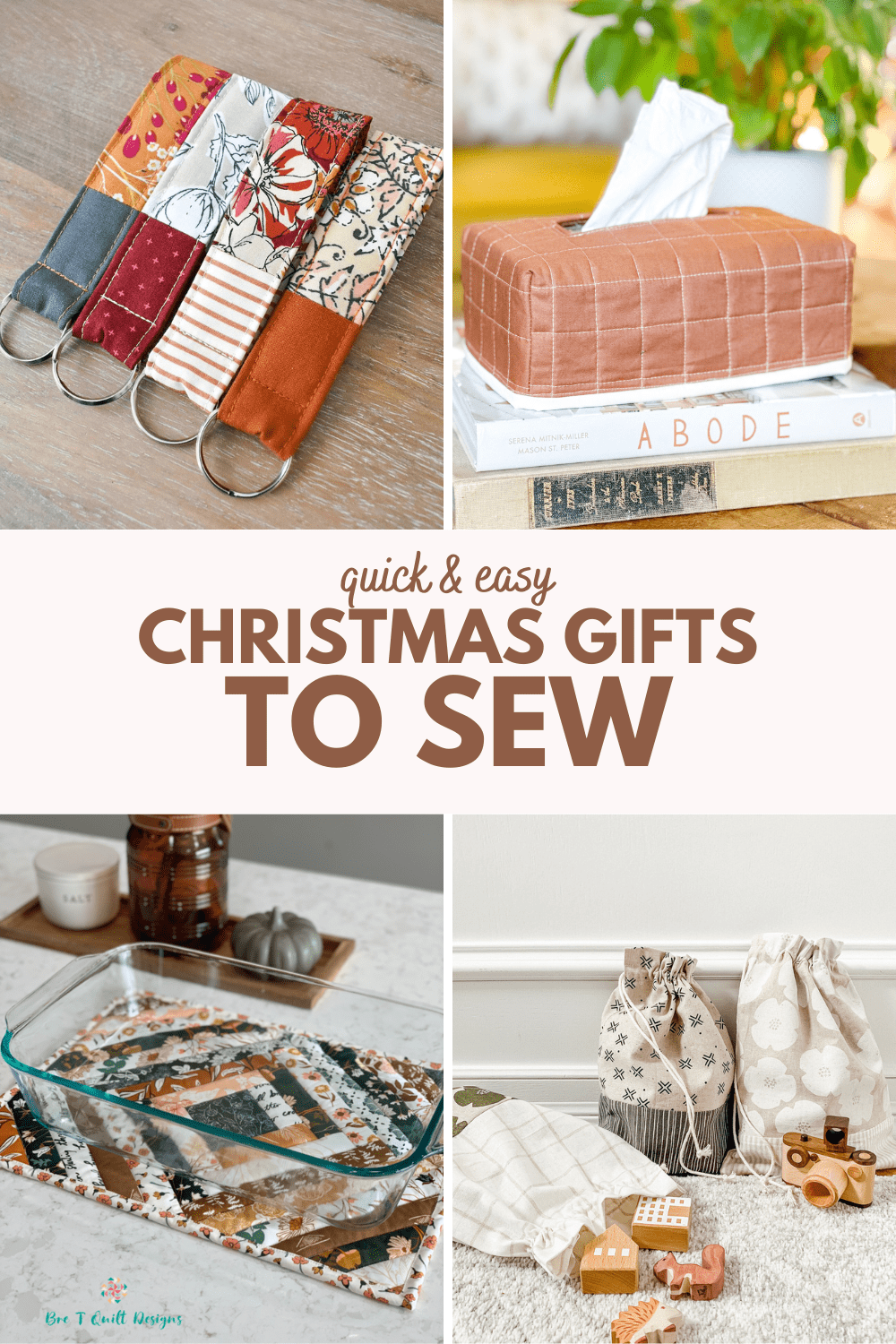 Last Minute Christmas Gifts to Sew (free tutorials!)