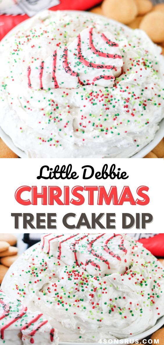 Little Debbie Christmas Tree Cake Dip - 4 Sons 'R' Us