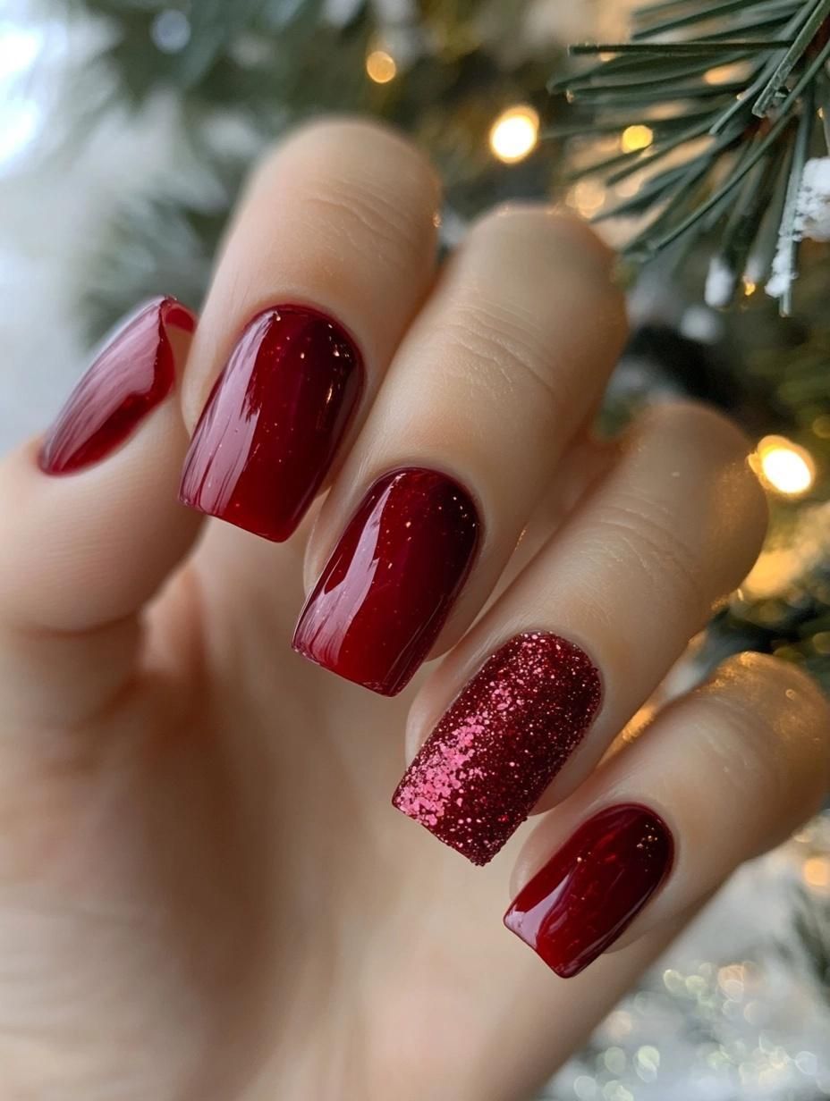 Mrs. Claus Approved: 23 Red Christmas Nail Designs