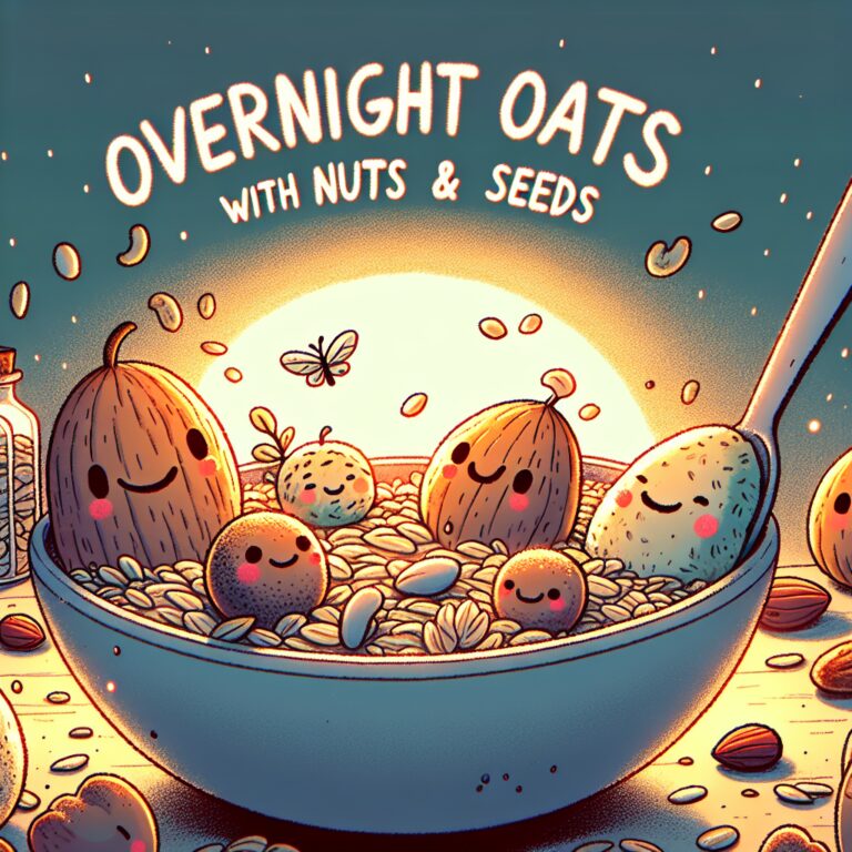 Overnight Oats with Nuts and Seeds: A Nutritious and Delicious Breakfast Option