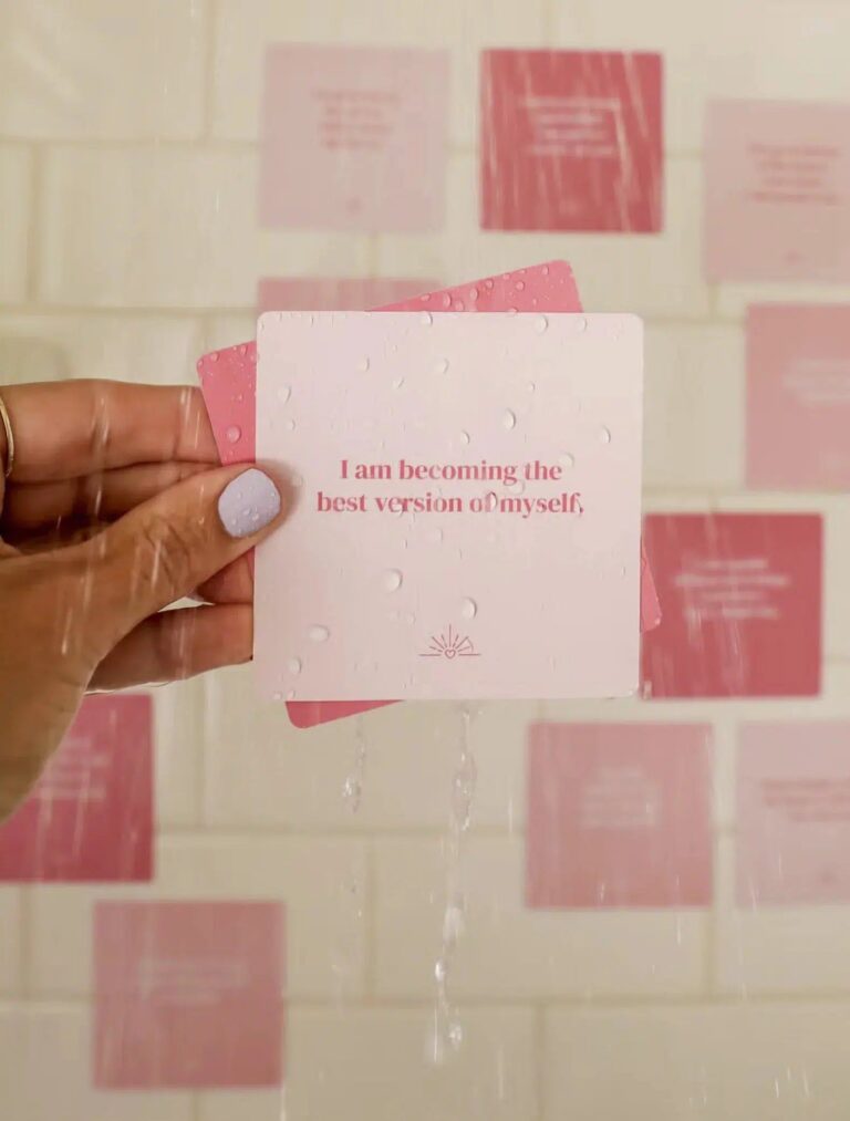 Shower Affirmation Cards - Self-Love