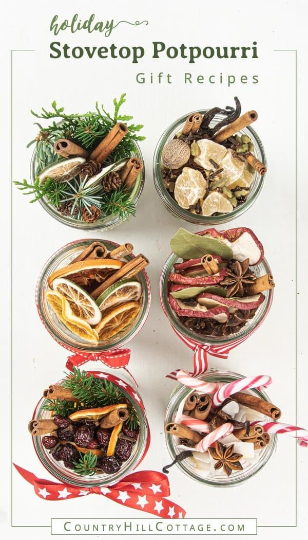 Stovetop Potpourri Gift Ideas – 6 Christmas Potpourri in a Jar Recipes