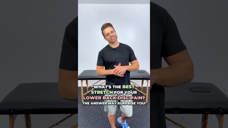 The BEST Stretch For YOUR Specific Lower Back Disc Pain!