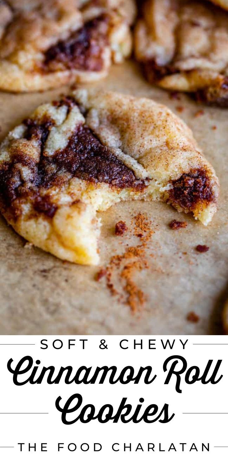 The Best Cinnamon Roll Cookies from The Food Charlatan