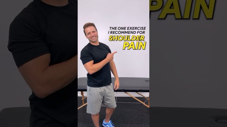 The ONE Exercise A Doctor Recommends For Shoulder Pain!