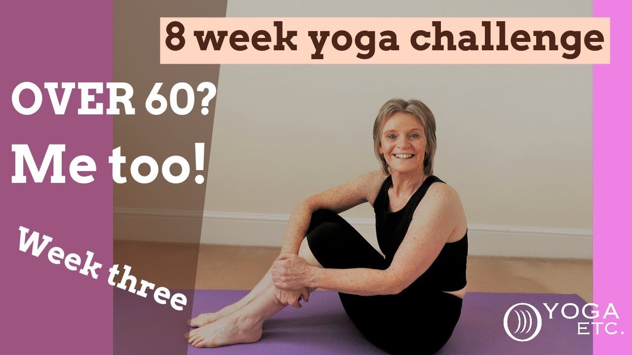 YOGA for BEGINNERS, over ? Me too!!! week YOGA CHALLENGE