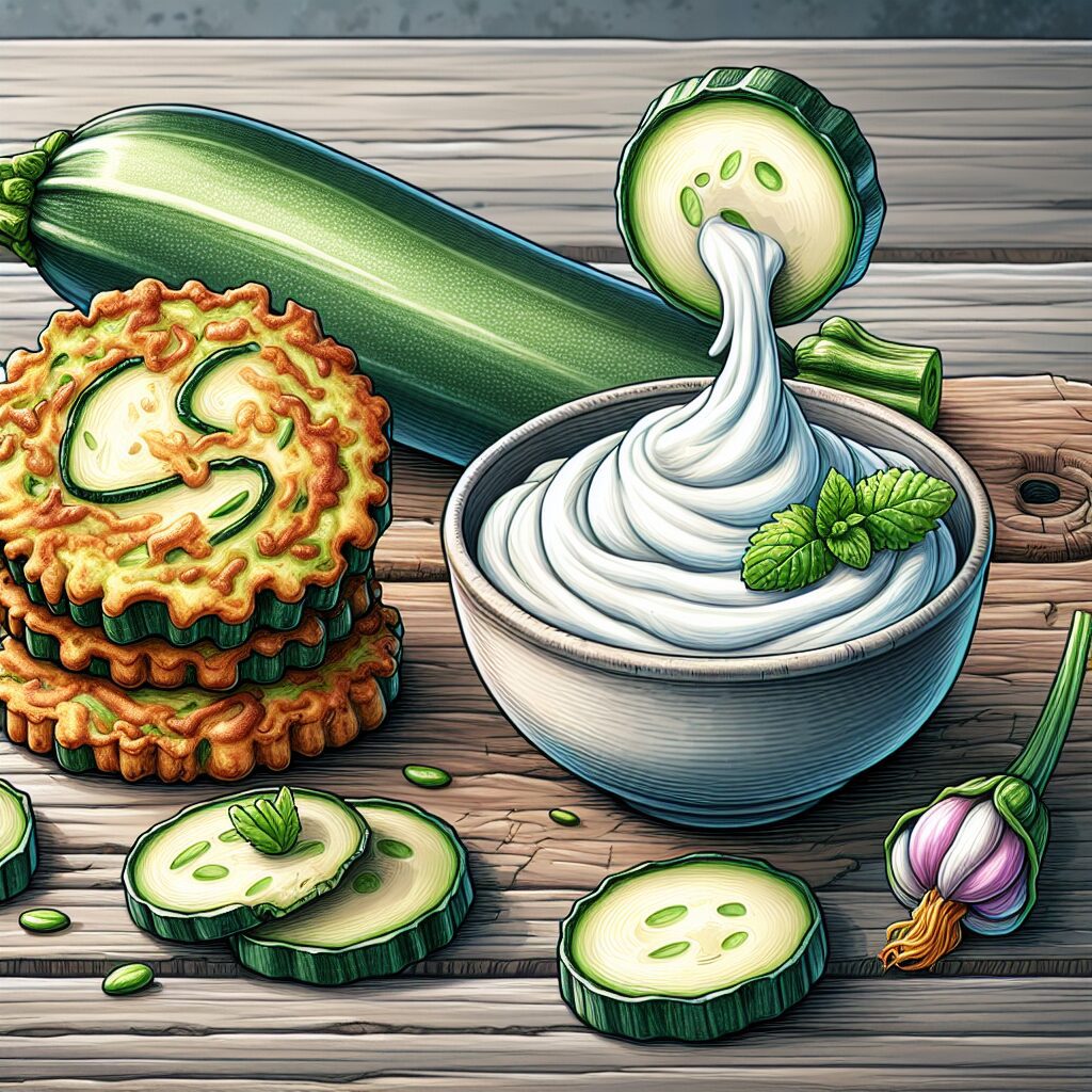 Zucchini Fritters with Greek Yogurt Dip: A Wholesome and Delicious Treat