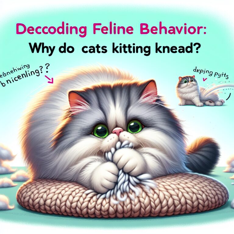 Decoding Feline Behavior: Why Do Cats Knead?