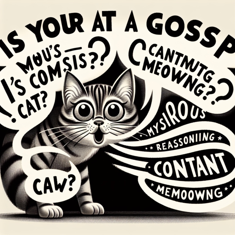 Is Your Cat a Gossip? The Reasons Behind Constant Meowing