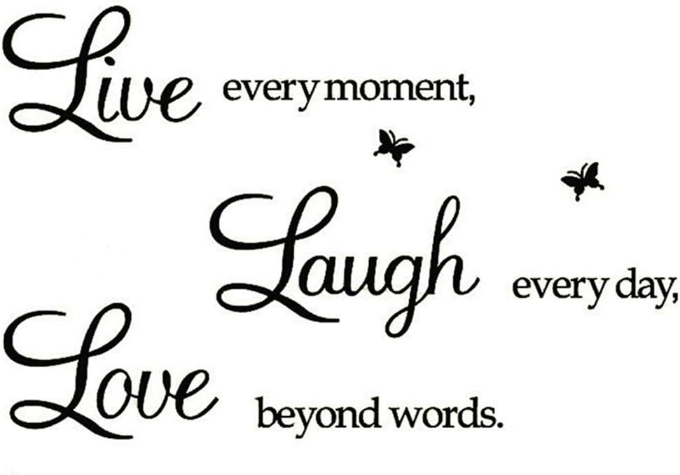 Rertcioph Live Every Moment,Laugh Every Day,Love Beyond Word